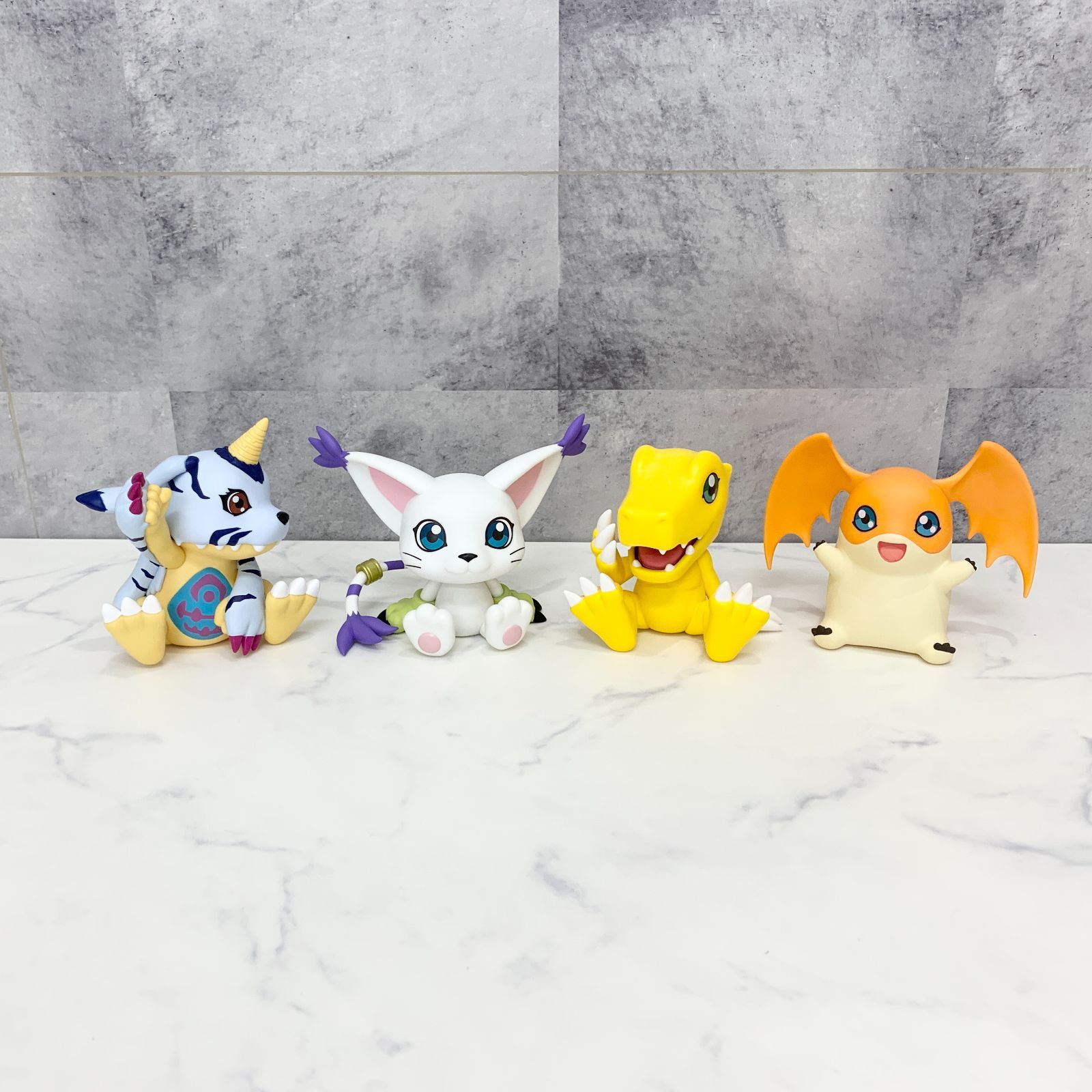 デジモン SOFVIMATES ソフビメイツ 4体セット アグモン ガブモン テイルモン パタモン フィギュア ソフビ