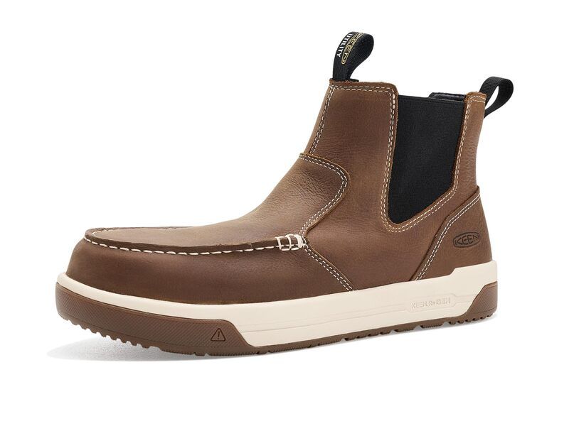 キーン メンズ シューズ ブーツ・レインブーツ チェルシー Keen Utility Gibson Chelsea Work Boots Carbon Toe BelgianGum