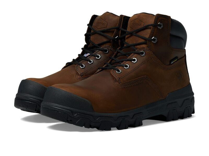テッラ メンズ シューズ ブーツ・レインブーツ Terra Sentry 6 NT Brown ブラウン