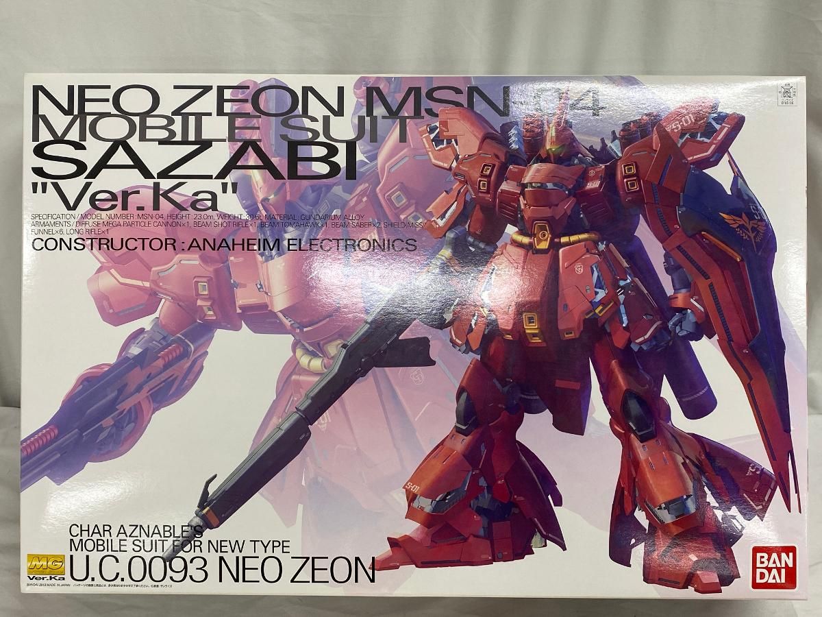 ♪【未開封】MG 1/100 MSN-04 サザビーVer.Ka (機動戦士ガンダム 逆襲のシャア)■＊同梱不可