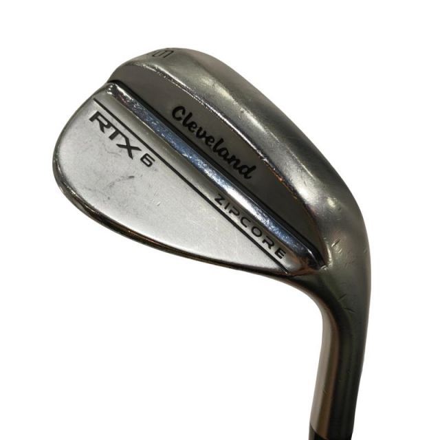 【中古】 クリーブランド Cleveland RTX-6 ZIPCORE ツアーサテン 56°/10° MID ウェッジ WG 純正特注シャフト (フレックスS) メンズ 男性用 右利き 右用 Cランク ゴルフクラブ