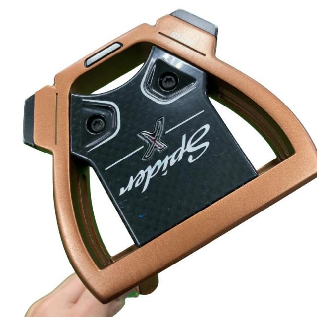 【中古】 テーラーメイド Spider X COPPER スモールスラント 34インチ パター PT スチール(ブラック) (フレックスその他) メンズ 男性用 右利き 右用 Cランク ゴルフクラブ