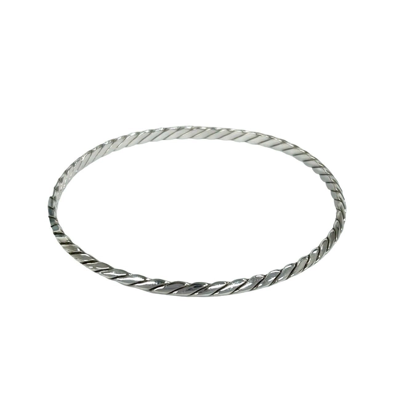 極 美品 TIFFANY&Co. ティファニー ヴィンテージ ツイスト バングル