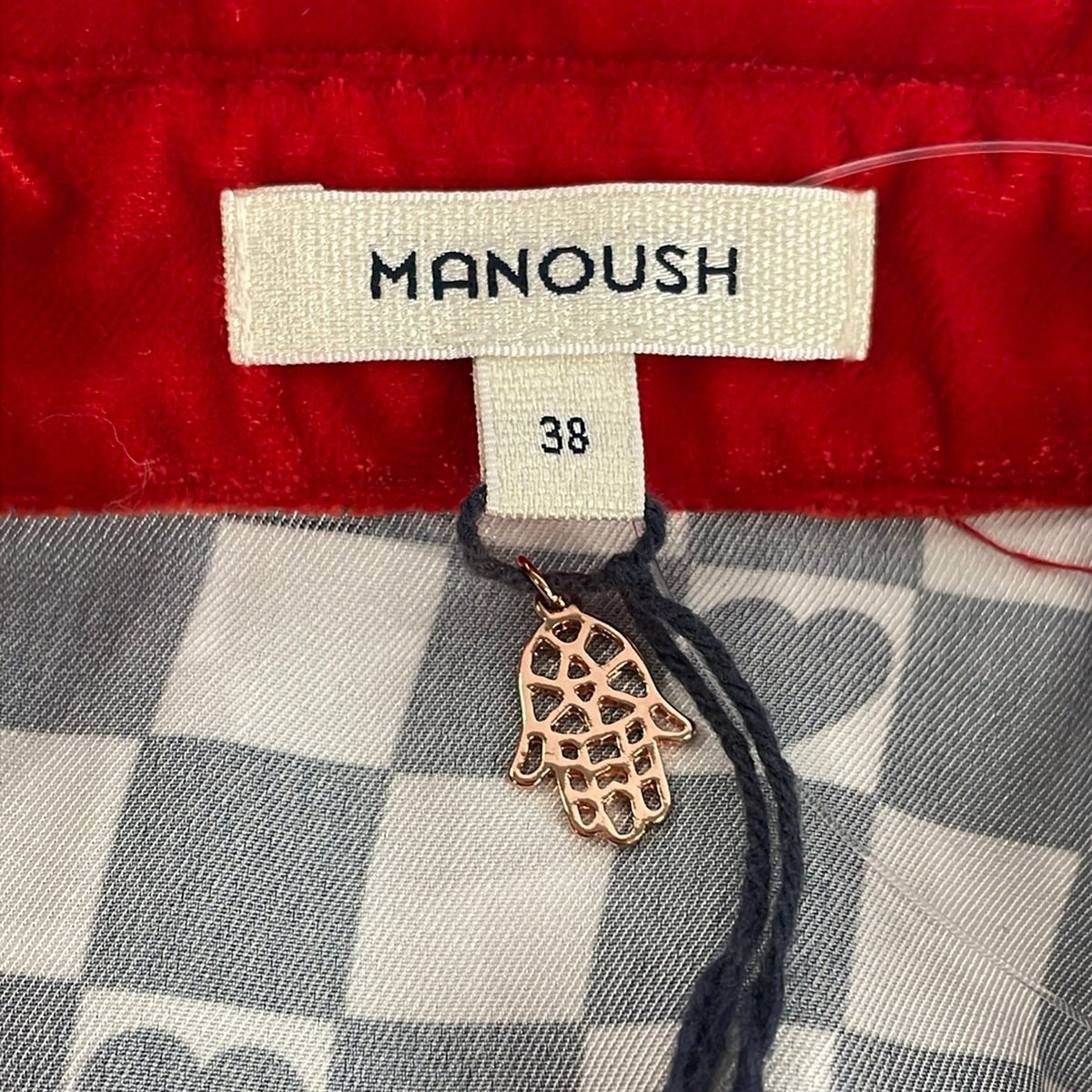 MANOUSH(マヌーシュ) 長袖シャツブラウス サイズ38 M レディース美品 