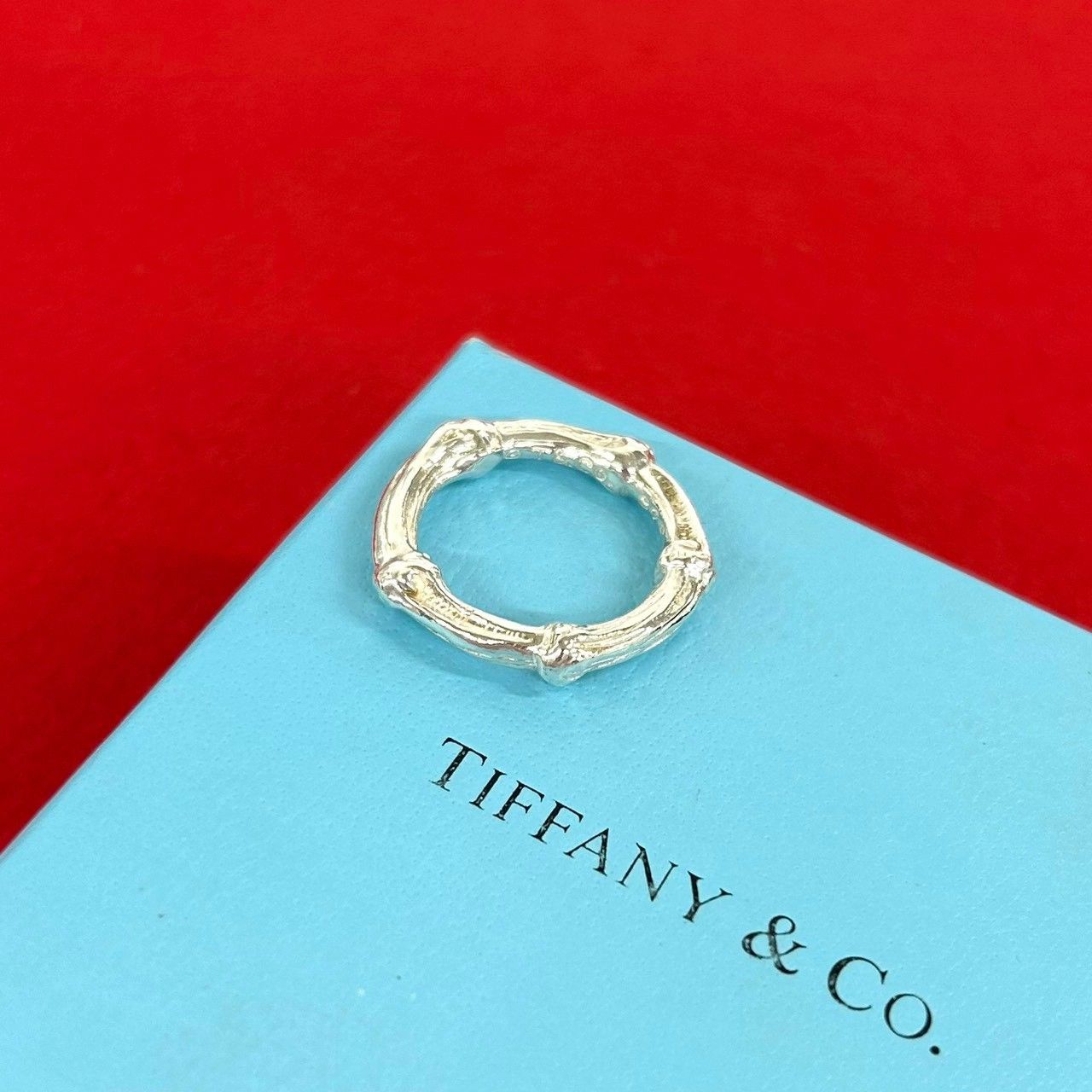 極 美品 TIFFANY&Co. ティファニー ヴィンテージ バンブー リング