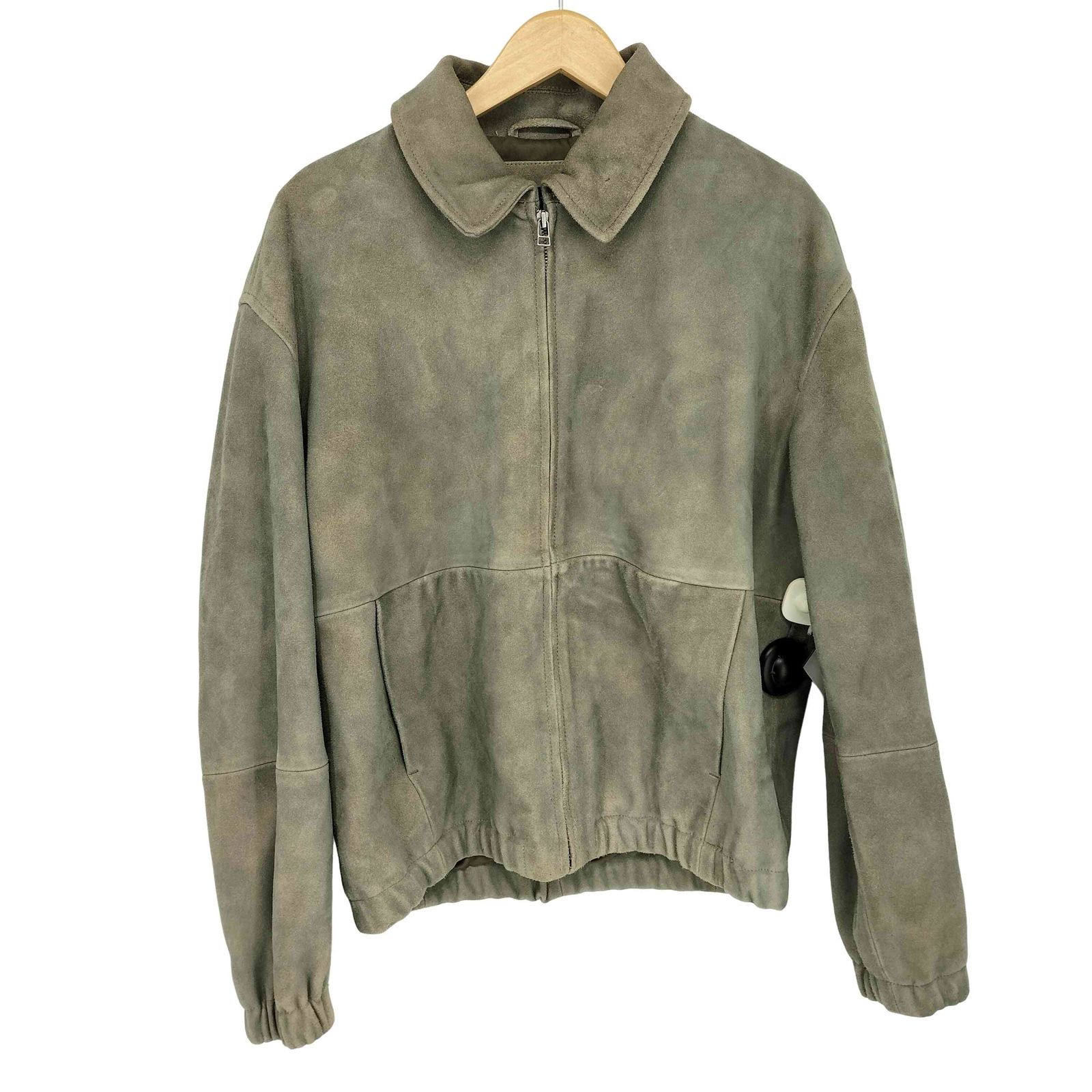 ザラ ZARA スエードレザー ボクシーフィット ジャケット メンズ import：M 8,207円