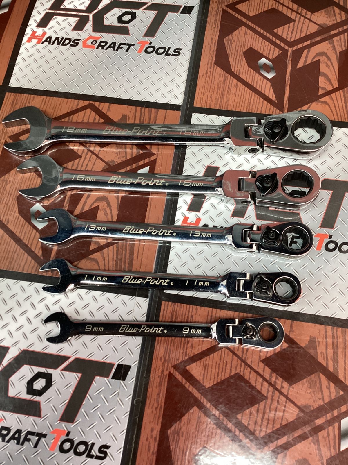 【送料無料】【中古品】ブルーポイント/ Blue-Point　 BOERMF　18A/16A13A/11A/9A フレックスギアレンチ5本セット【ハンズクラフト島根出雲】
