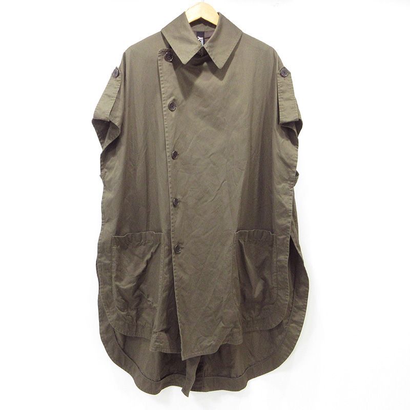 Ground Y コットンロングトレンチベスト 三重本店】 中古 Yohji Yamamoto | ヨウジヤマモト Ground Y