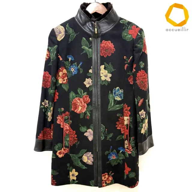 18959✨️エトロ-Etro ペイズリー バタフライモチーフ ガウンコート 