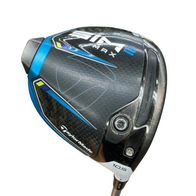 【中古】 テーラーメイド SIM2 MAX 10.5° ドライバー DR 純正特注シャフト (フレックスその他) メンズ 男性用 右利き 右用 Cランク ゴルフクラブ