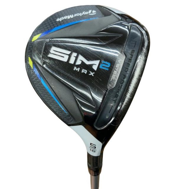 【中古】 テーラーメイド SIM2 MAX 5W フェアウェイウッド FW リシャフト (フレックスその他) メンズ 男性用 右利き 右用 Cランク ゴルフクラブ