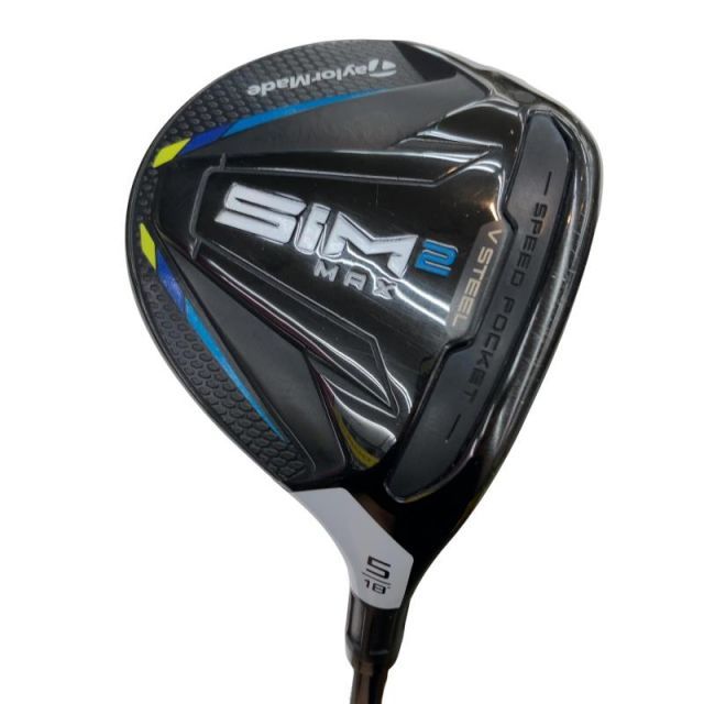 【中古】 テーラーメイド SIM2 MAX 5W フェアウェイウッド FW TENSEI BLUE TM50(SIM2 FW) (フレックスR) メンズ 男性用 右利き 右用 Cランク ゴルフクラブ