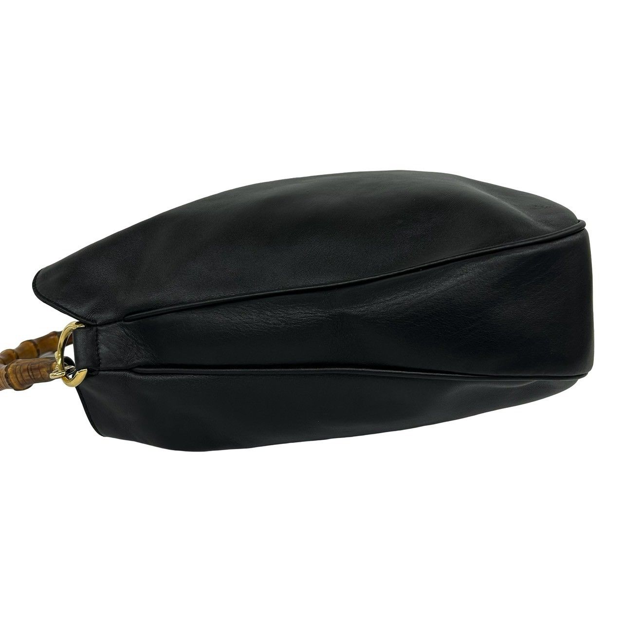 極 美品 GUCCI グッチ オールドグッチ ヴィンテージ バンブー レザー
