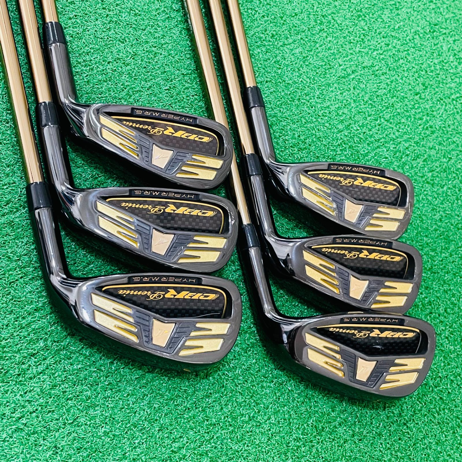 585 WORKS GOLF ワークスゴルフ CBR Premia HISHO 極 R アイアン6本セット メンズ 右利き ゴルフクラブ 5.6.7.8.9.P 送料無料 匿名配送
