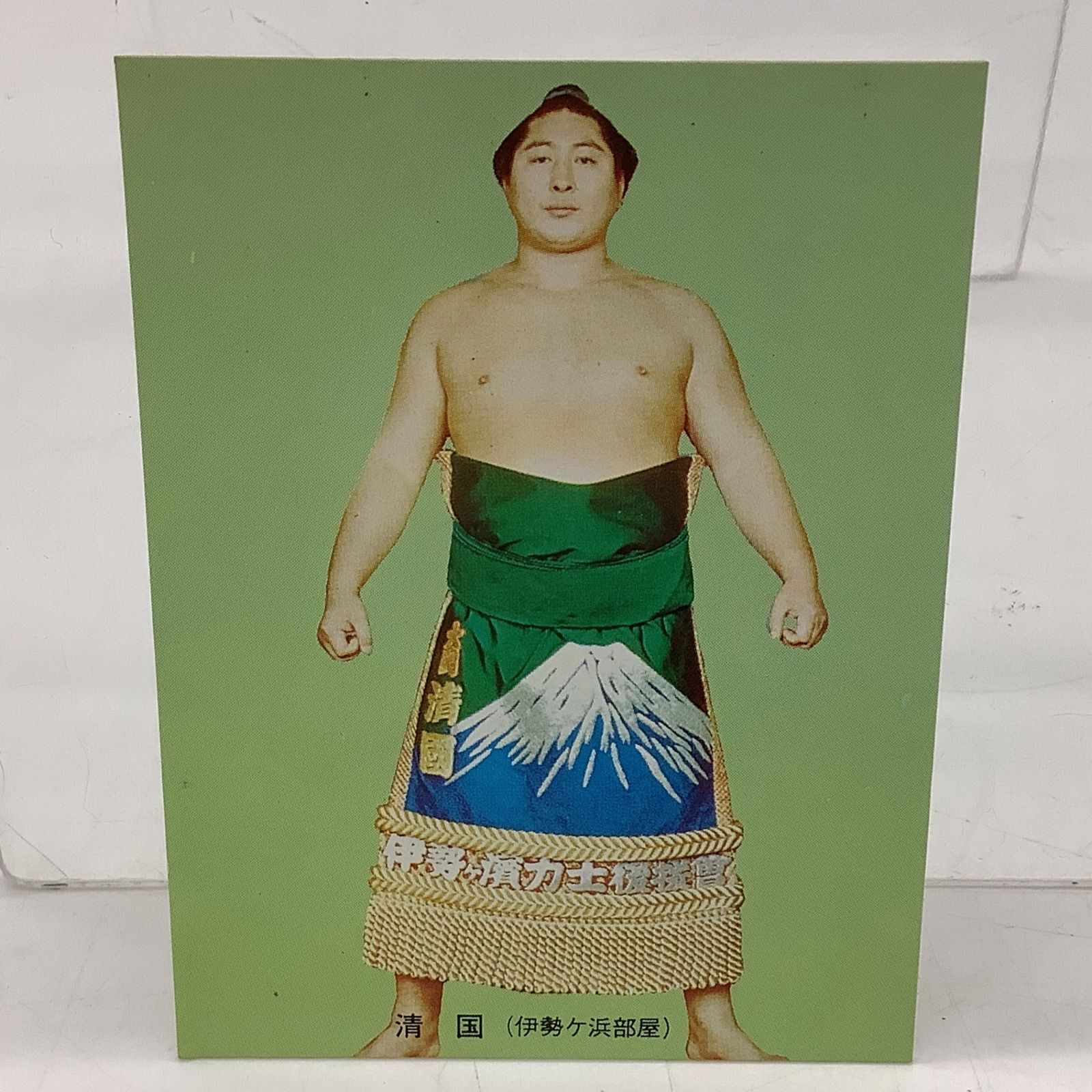 9092 1973年 カルビー 大相撲カード No.4 清国勝雄 大関 伊勢ヶ濱部屋 相撲カード 当時物 昭和レトロ 9,072円
