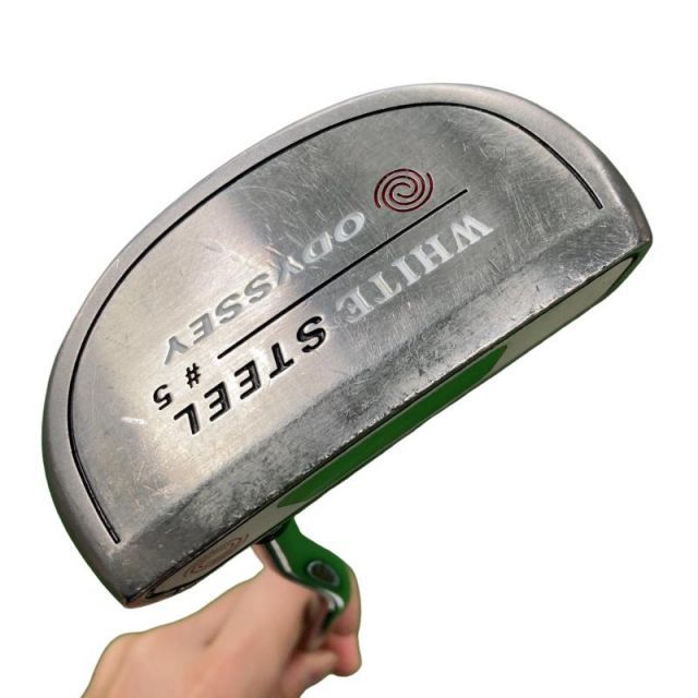 【中古】 オデッセイ WHITE STEEL #5 33インチ パター PT スチール (フレックスその他) メンズ 男性用 右利き 右用 Cランク ゴルフクラブ