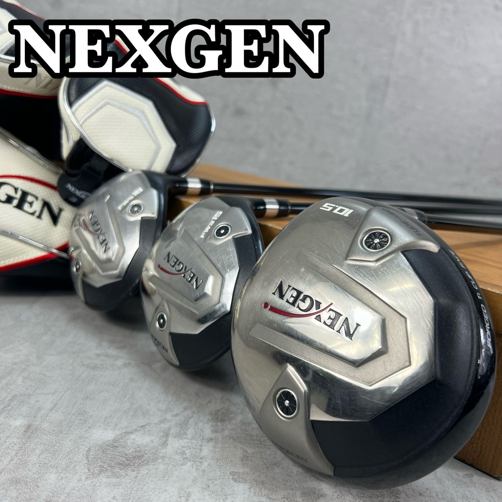 ネクスジェン　2014年　メンズゴルフ　ウッドセット　3本　右利き用　ドライバー　フェアウェイ　NEXGEN