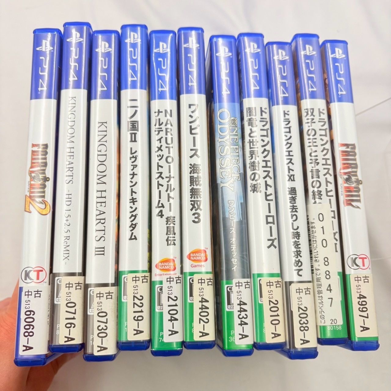 【❗️✨PS4ソフトまとめ売り✨❗️】ドラクエ キングダムハーツ ワンピース ナルト 二ノ国 FAIRY TAIL 進撃の巨人 ジャンク✨簡易清掃済❗️ 7,100円