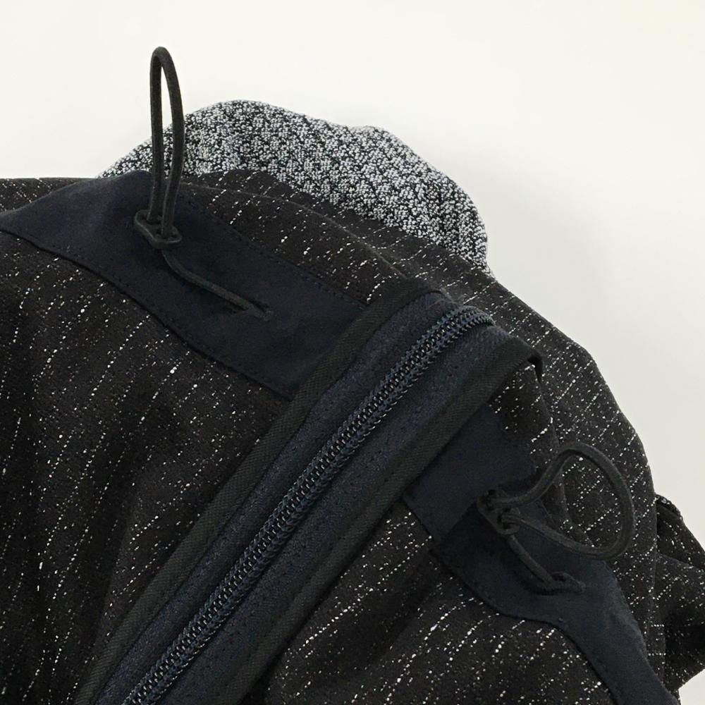 超美品】パーリーゲイツ フード付ワンピース 杢ネイビー系×ネイビー 異
