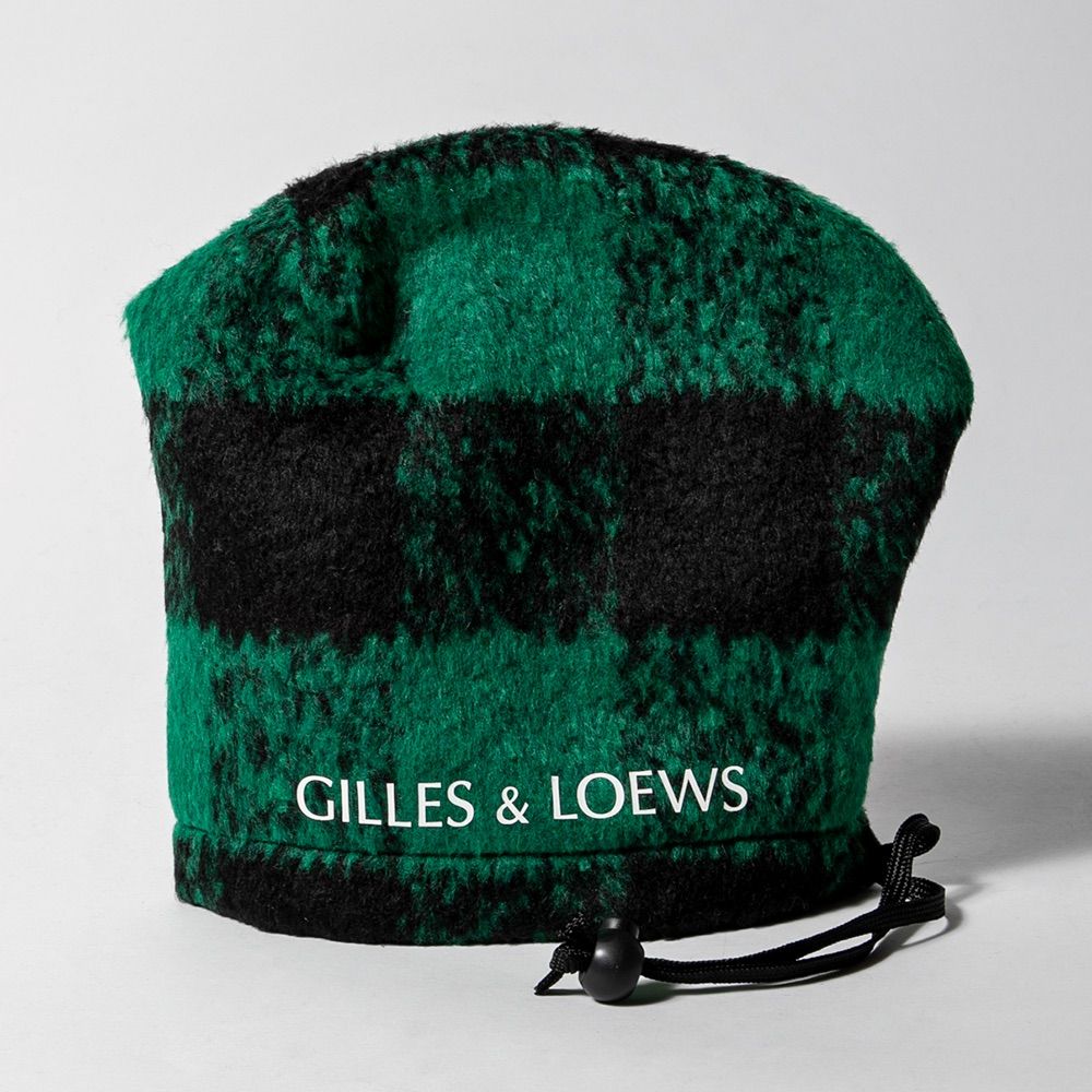 ジル＆ロウズ GILLES & LOEWS アイアンカバー チェック Green/Black