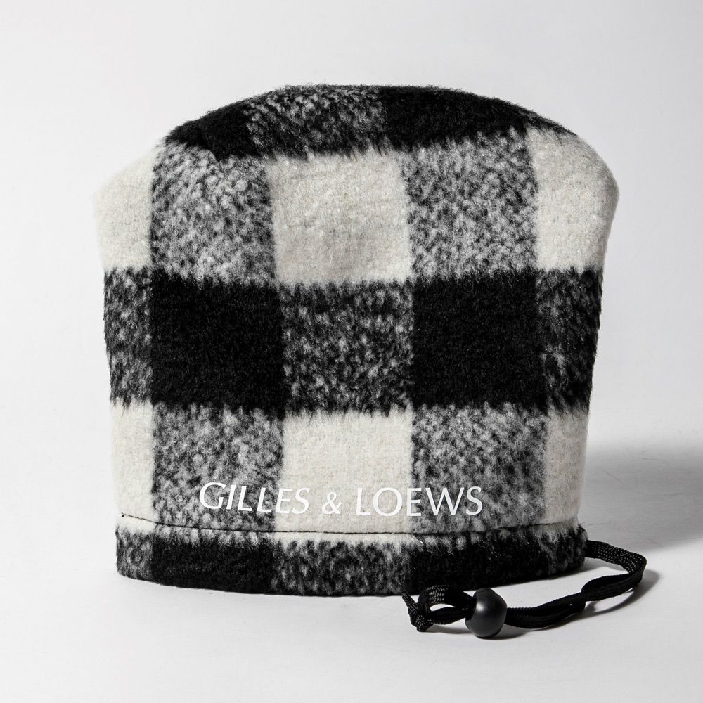 ジル＆ロウズ GILLES & LOEWS アイアンカバー チェック White/Black 7,128円