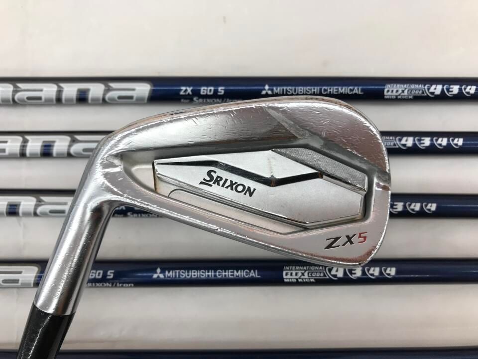 ダンロップ SRIXON ZX5 Diamana ZX for IRON Sフレックス アイアンセット 中古 ゴルフドゥ!荒川沖店【最短即日発送】