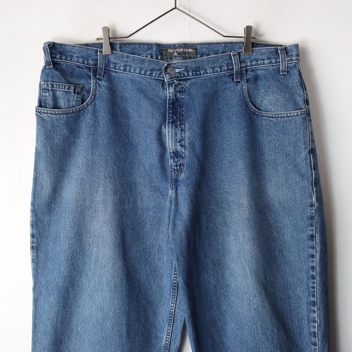 Levi's SILVERTAB BAGGY リーバイス シルバータブ バギー デニム ワイド ビックサイズ W42/ 古着 ヴィンテージ