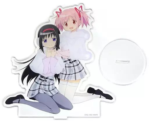 【中古】アクリルスタンド・アクリルパネル 鹿目まどか＆暁美ほむら WINTER アクリルスタンド 「劇場版 魔法少女まどか☆マギカ[新編]叛逆の物語」