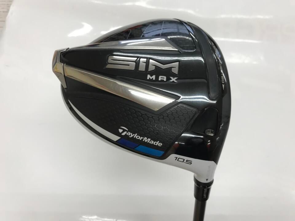 テーラーメイド SIM MAX 10.5度 TENSEI BLUE TM50 SRフレックス ドライバー 中古 ゴルフドゥ!柏店【最短即日発送】