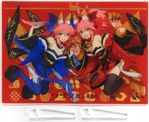 【中古】アクリルスタンド・アクリルパネル 玉藻の前＆タマモキャット アクリルボード 「ワダアルコ展 Fate＆Fate/EXTRA ART WORKS」 愛知会場限定