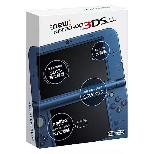 【中古】ニンテンドー3DSハード Newニンテンドー3DSLL本体 メタリックブルー 33,235円