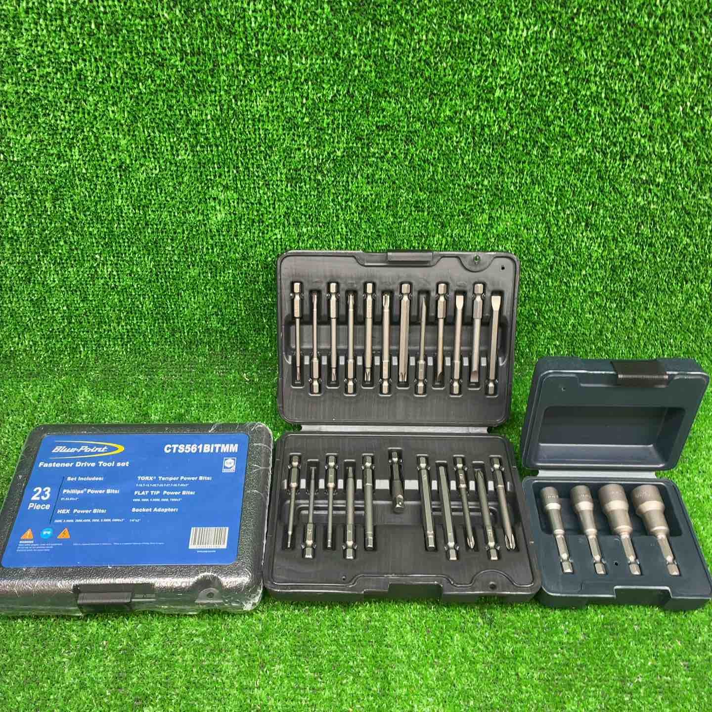 ブルーポイント CTS561BITMM クイックチェンジビットセット 2箱、パワーナットセッターセット PTNDM4KA【藤沢店】 9,240円