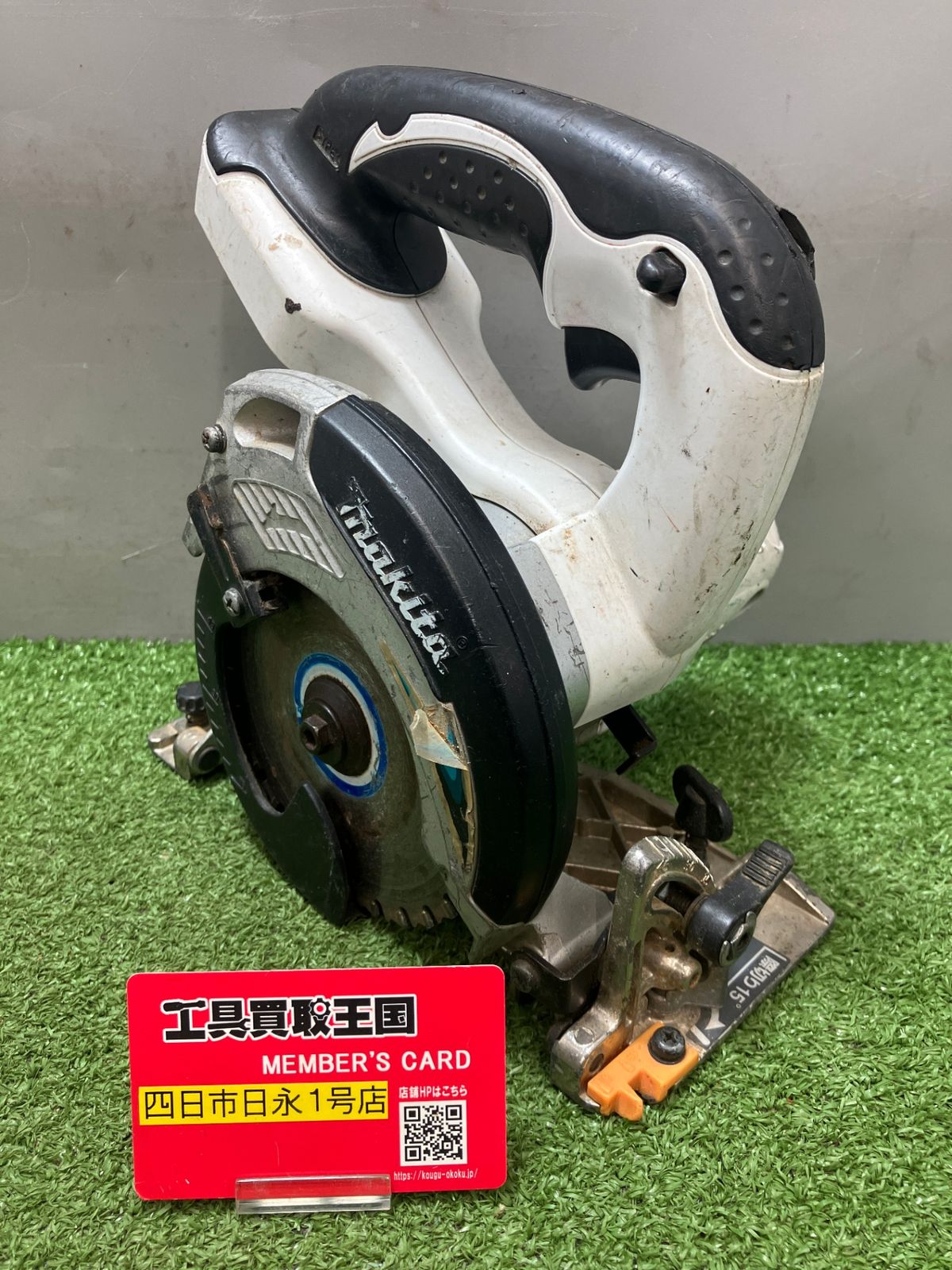 【中古品】【0936】makita(マキタ) 125㎜14.4v充電式マルノコ 各色(本体のみ) SS540DZ　IT8V66UNQYIO
