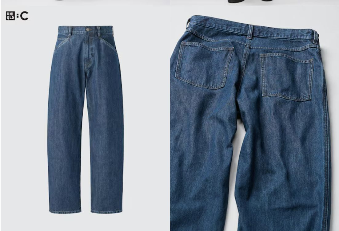 31) UNIQLO U BARREL ジーン (Indigo) 66 BLUE 出品