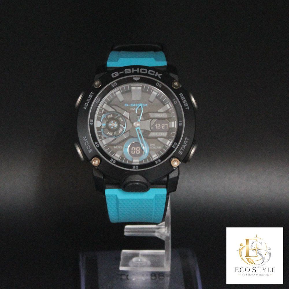 카시오 [카시오] 시계 G-SHOCK GA-2000-1A2 블루 중고 B (O09-092)