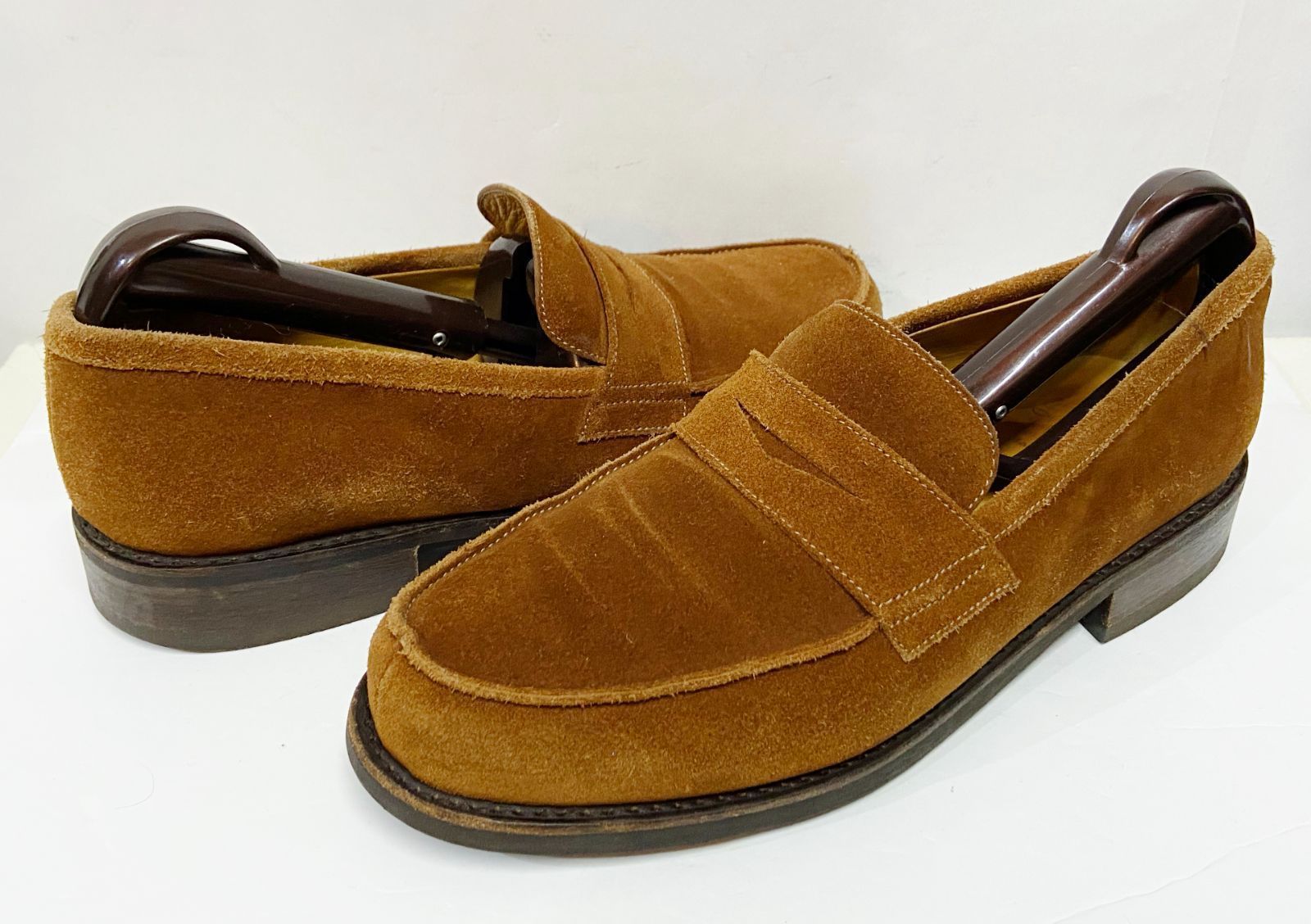 フランス製 Paraboot パラブーツ ADONIS アドニス スエード コインローファー シューズ 靴 6701 13H