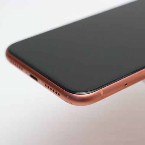 超美品 SIMフリー iPhoneXR 128GB コーラル ピンク スマホ 白ロム 即日
