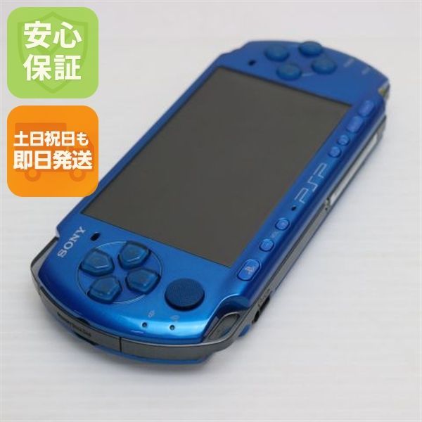 美品 PSP-3000 バイブラント・ブルー 即日発送 game SONY PlayStation Portable 本体 土日祝発送OK 10,650円