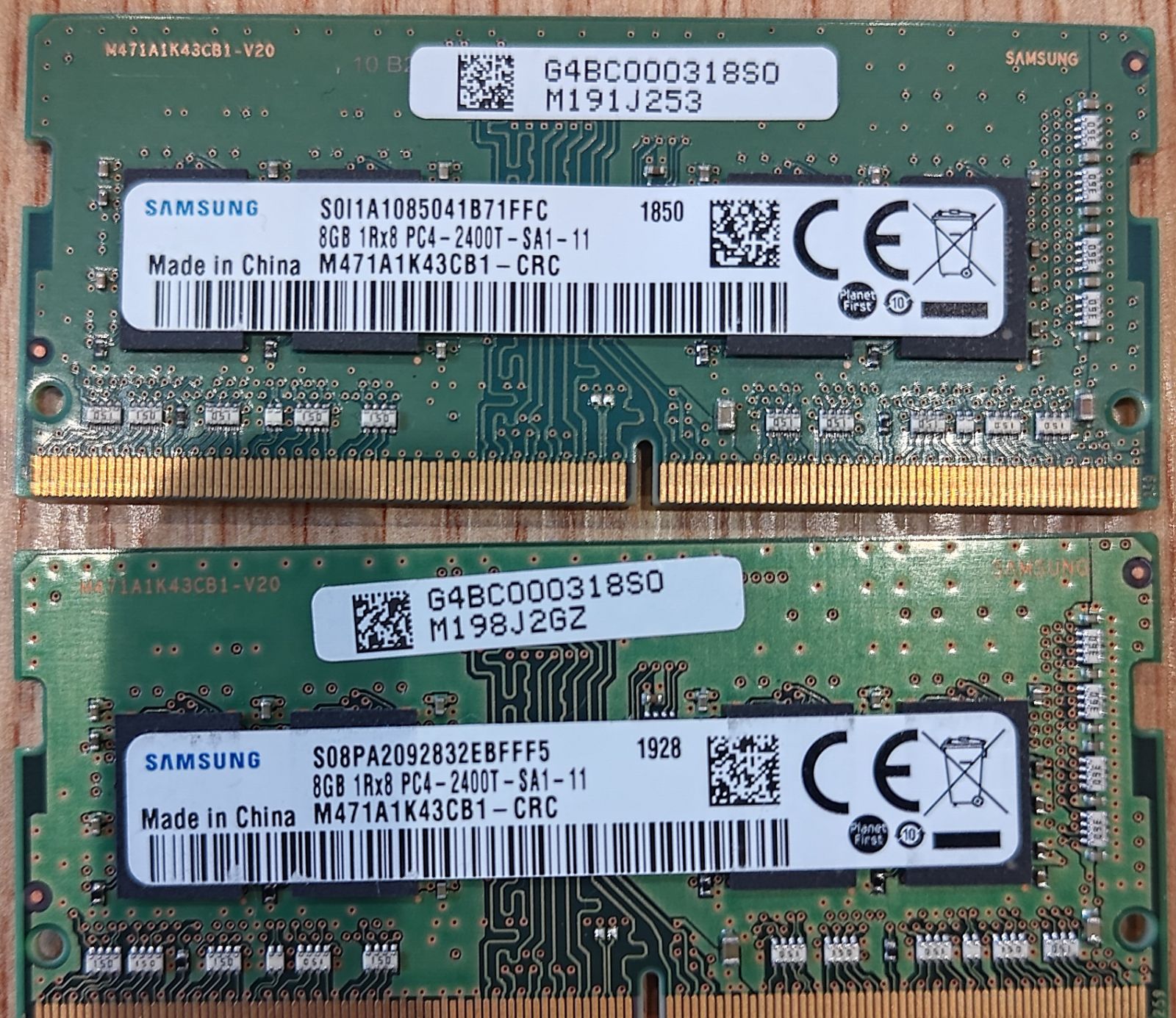 Samsung ノートPCメモリ 16GB DDR4-2400 - メルカリ