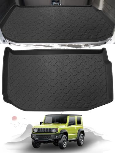 K◆ruiya 新型 スズキ ジムニー JB64 ラゲッジマット 専用 ジムニーシエラ JB74 ラゲッジトレイ 3Ｄラゲッジマット 防水 滑らない TPE素材 防汚 超耐久性 簡単使用 無臭 折り皺なし トランクマット アクセサリー カスタ 7e01cd7a