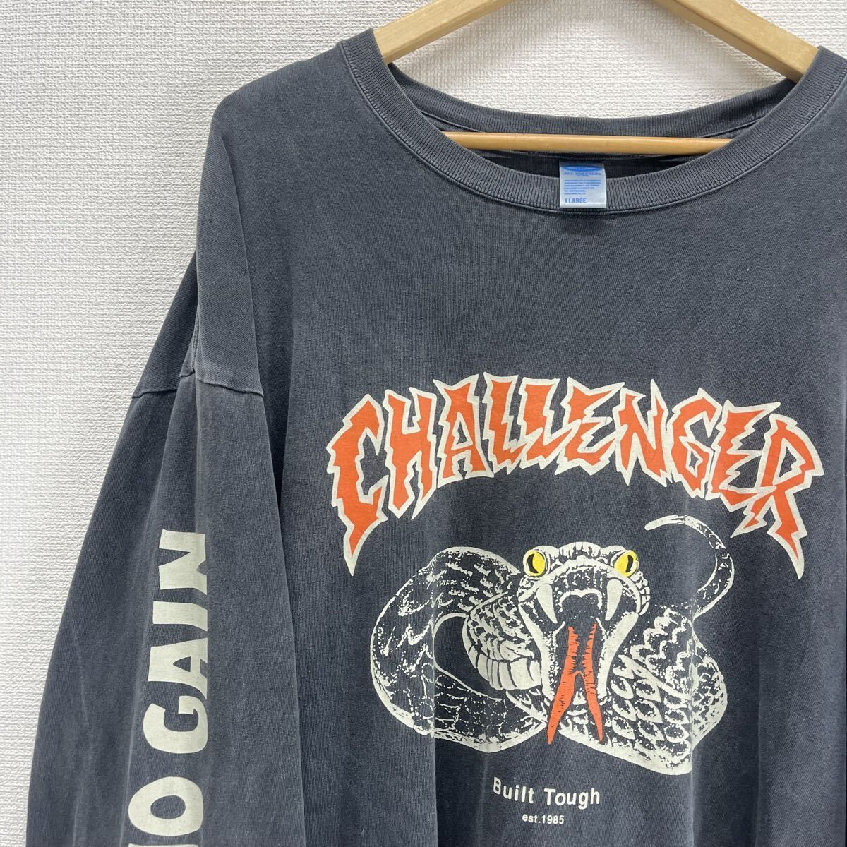 CHALLENGER チャレンジャー 26SS L/S PIGMENT SNAKE TEE 長袖Tシャツ