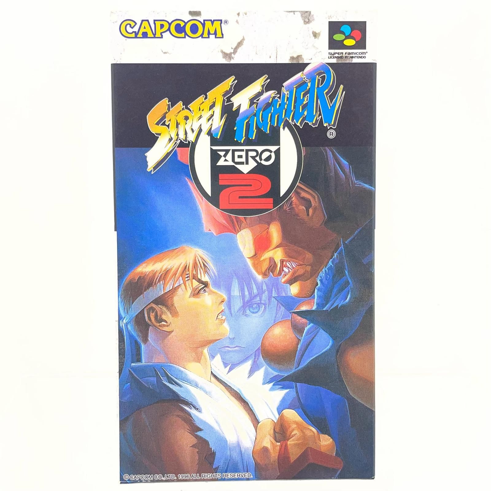 【尾張小牧店】SFC ストリートファイターZERO2 カプコン SHVC-P-AUZJ ハガキあり スーパーファミコン【レトロ】【中古】