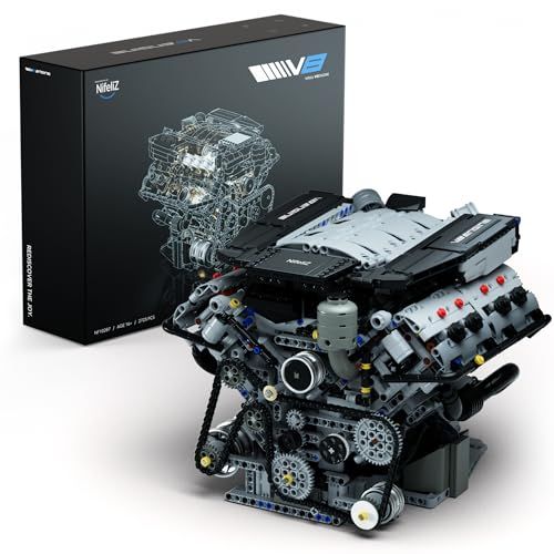 Nifeliz V8 エンジン ブロック おもちゃ 大人 乗り物 モデルオ モチャ 玩具 組み立てブロック(2,725ピース,NF10287)送料無料 78dd4bbf
