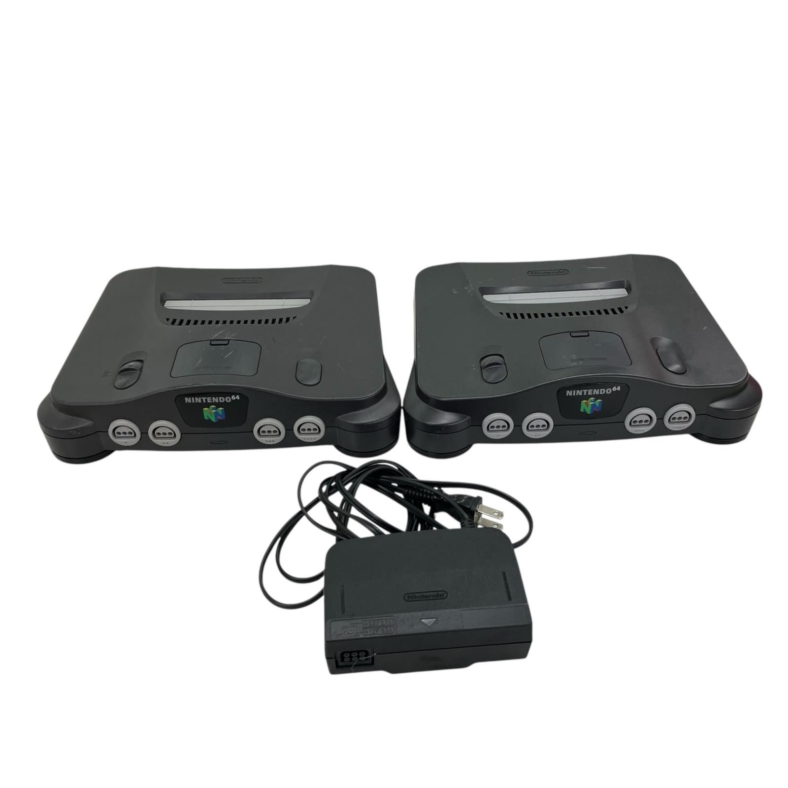 186000 通電確認のみ Nintendo 任天堂 ニンテンドウ Nintendo64 本体 2点まとめ売り 6,059円