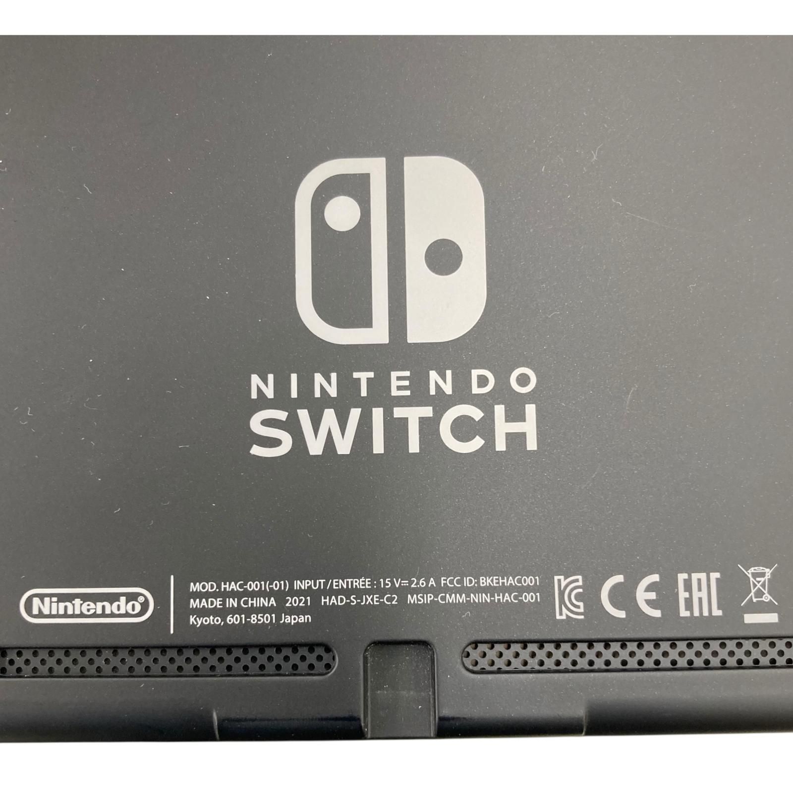186000 通電確認のみ Nintendo Switch 本体 ブラック - メルカリ