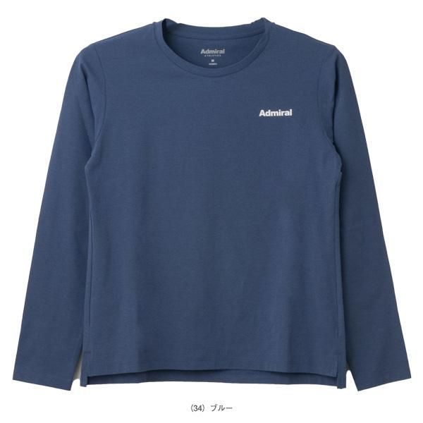 Admiral アドミラル テニス ウェア 長袖 ロングスリーブＴシャツ Lサイズ 中古美品 青