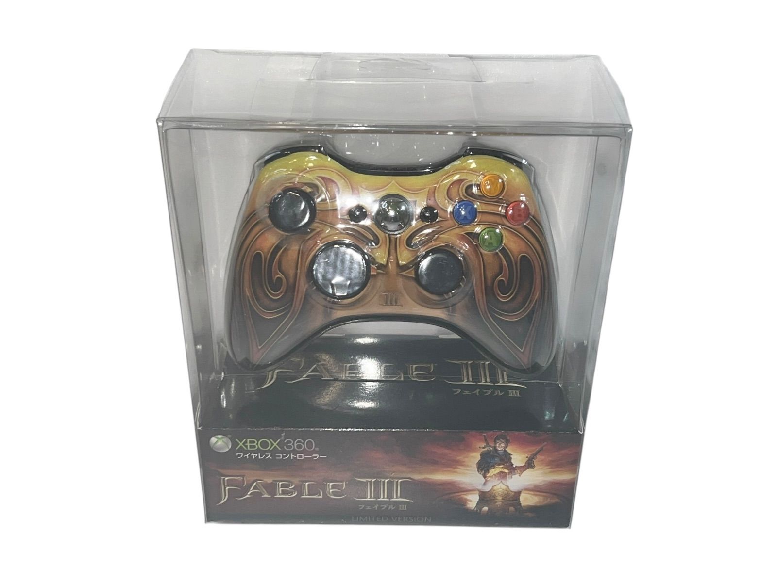 デッドストック　ほぼ未使用　xbox360 Fable III フェイブル3 コントローラー