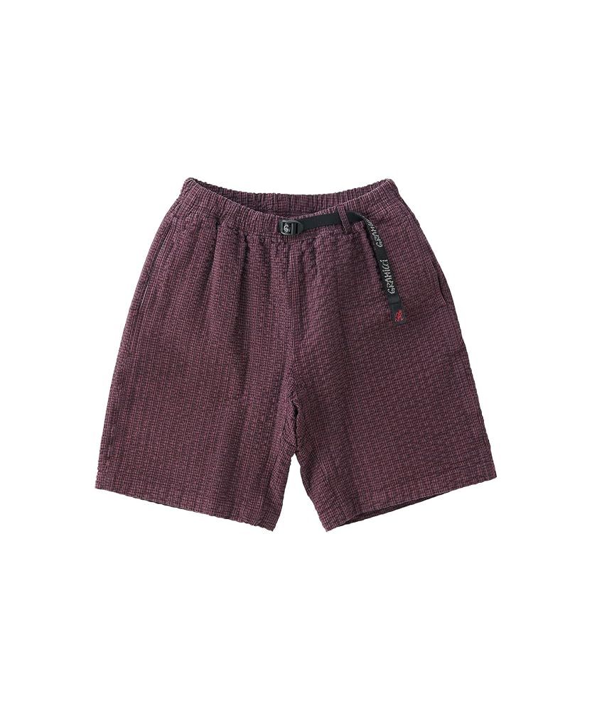 [グラミチ] O.G.SEERSUCKER G-SHORT｜O.G.シアサッカーG-ショーツ S：DUSTY MAROON GARMENT DYED