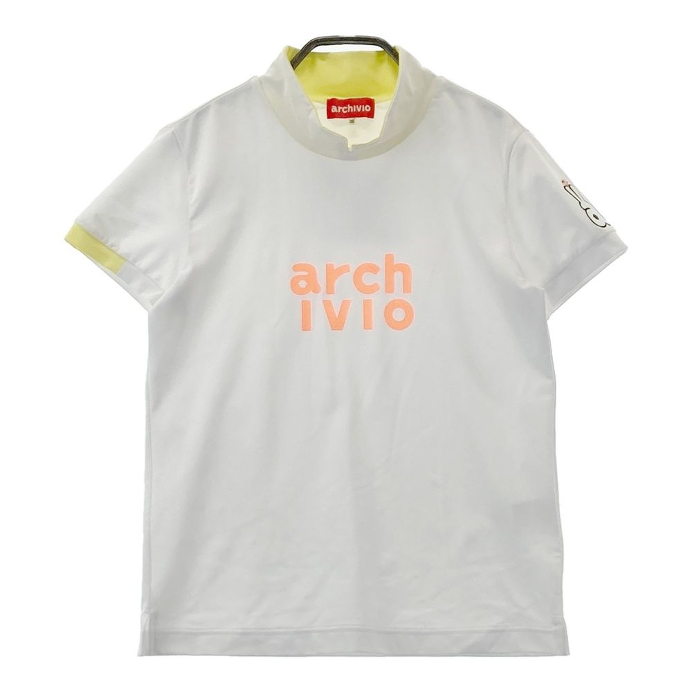 サイズ：36 ARCHIVIO アルチビオ ハイネック半袖Tシャツ ホワイト系 [240101568623] ゴルフウェア レディース ストスト 6,263円