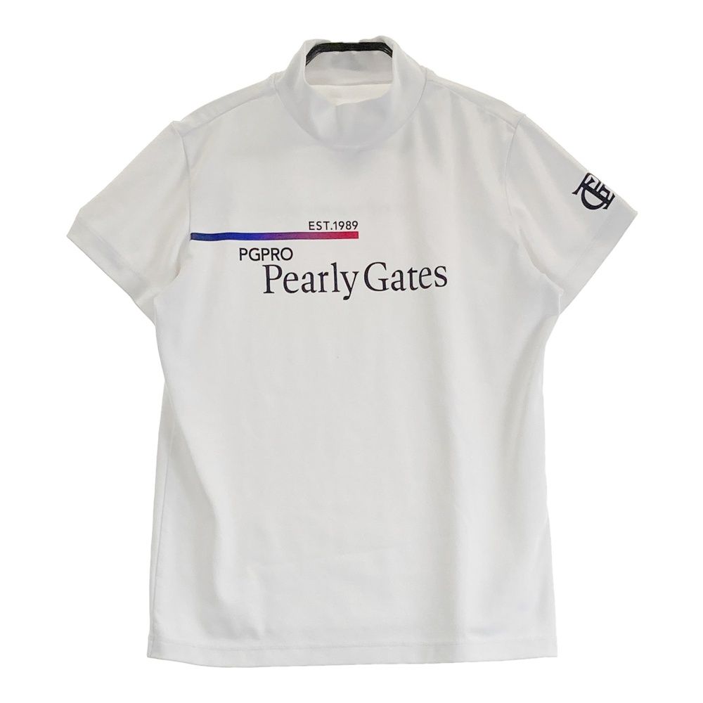 サイズ：1 PEARLY GATES パーリーゲイツ 2024年 PRO ハイネック 半袖Tシャツ ホワイト系 [240101580849] ゴルフウェア レディース ストスト 7,854円